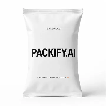 Packify.ai Packaging for Opacklab - AI-generated packaging design concept