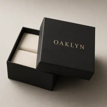 Ring Box Packaging for Oaklyn - AI-generated packaging design concept