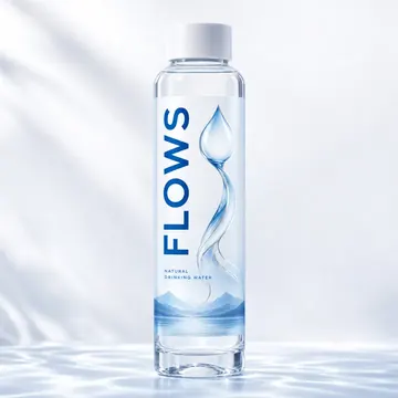 FLOWS Packaging for FLOWS - AI-generated packaging design concept
