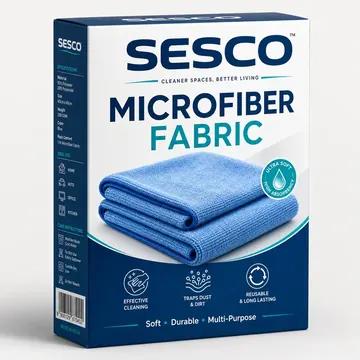 Microfiber Fabric Packaging for Sesco - AI-generated packaging design concept