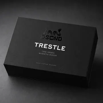 Trestle Goggle Packaging for DSCND - AI-generated packaging design concept
