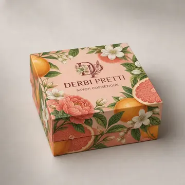 Savon Cosmetiques Packaging for Derbi Pretti - AI-generated packaging design concept