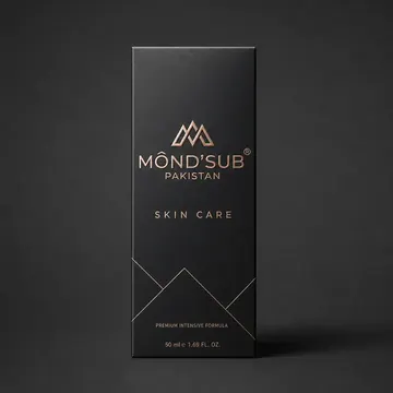 Skin Care Packaging for Mondsub Pakistan - AI-generated packaging design concept