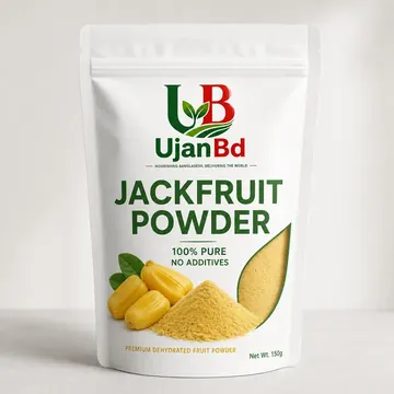 Jackfruit Powder Packaging for UjanBd - AI-generated packaging design concept