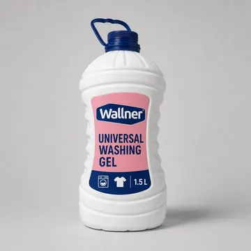 Unversal Washing Gel Packaging for Wallner - AI-generated packaging design concept