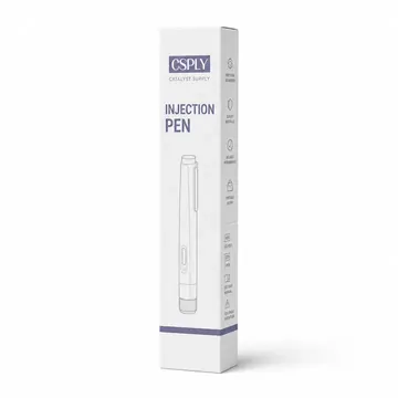 Injection Pen Packaging for Catalyst Supply - AI-generated packaging design concept