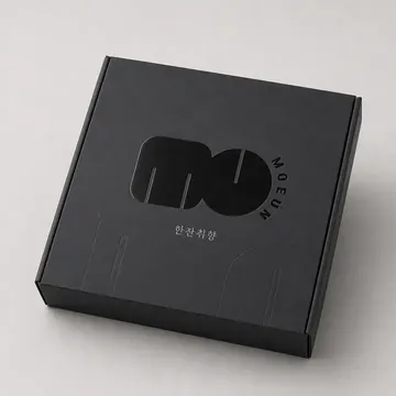 한잔취향 Packaging for MOEUN - AI-generated packaging design concept