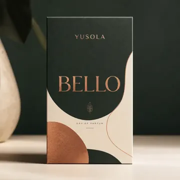 Bello Packaging for Yusola - AI-generated packaging design concept