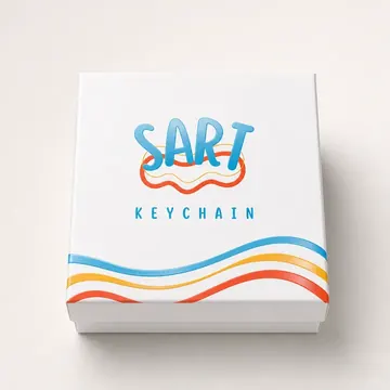 Keychain Packaging for Sart - AI-generated packaging design concept
