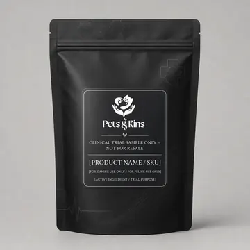 Dog Treats Packaging for Pets&Kins - AI-generated packaging design concept