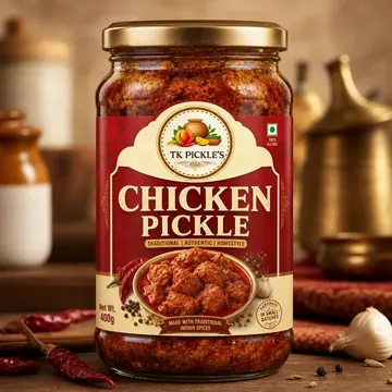 CHICKEN PICKLE Packaging for TK PICKLE'S - AI-generated packaging design concept
