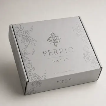 Batik Packaging for Perrio - AI-generated packaging design concept