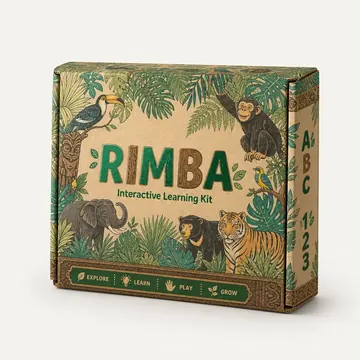 RIMBA Packaging Design - AI-generated packaging design concept