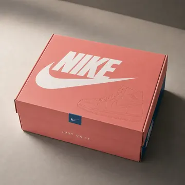 Shoes Packaging for Nike - AI-generated packaging design concept