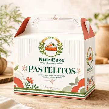 Pastelitos Packaging for NutriBake #1552 - AI-generated packaging design concept