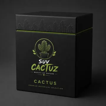 Cactus Packaging for Suv CacTuz - AI-generated packaging design concept