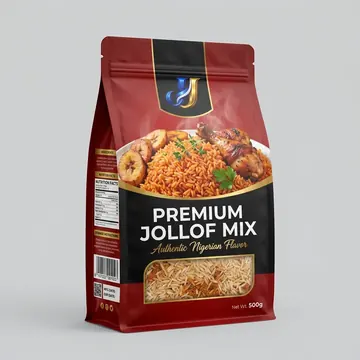 J.J Signature Meals Packaging for J.J Food Spot - AI-generated packaging design concept