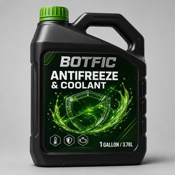 Antifreeze & Coolant Packaging for Botfic - AI-generated packaging design concept