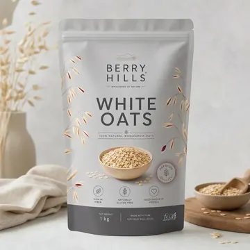 White Oats Packaging for Berry Hills - AI-generated packaging design concept