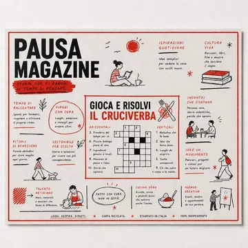 Pausa Nagazine Packaging Design - AI-generated packaging design concept