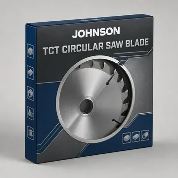 Tct Circular Saw Blade Packaging for Johnson - AI-generated packaging design concept