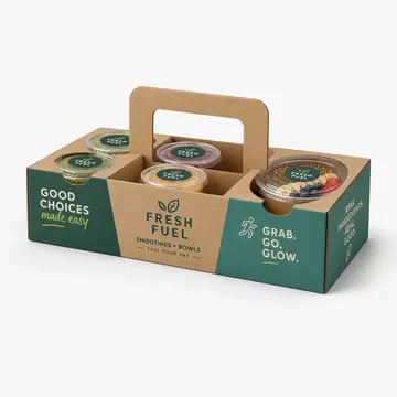 FreshFuel Packaging for Firstbox - AI-generated packaging design concept