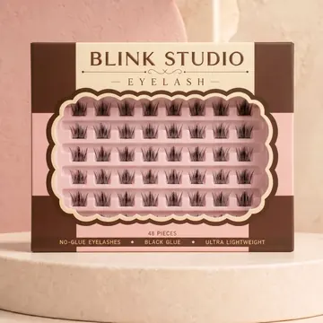 Eyelash Packaging for Blink Studio - AI-generated packaging design concept