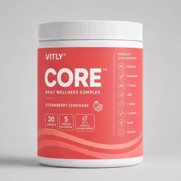 Vitly Core Packaging for Vitly - AI-generated packaging design concept