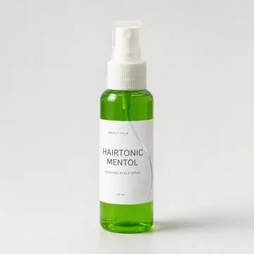 Hairtonic Mentol Packaging for About Hair #1771 - AI-generated packaging design concept