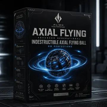 Axial Flying Advanced Generational Indestructible Axial Flying Ball 8m Perfections Packaging for ALIEN Filipa Perfections - AI-generated packaging design concept
