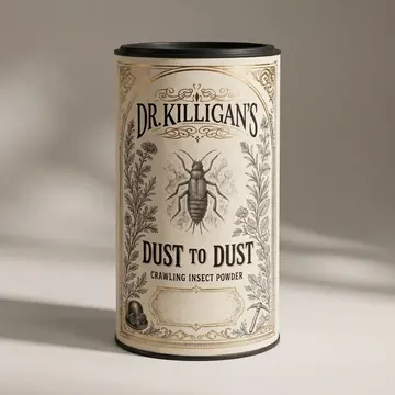 Dust To Dust Packaging for Dr. Killigan's - AI-generated packaging design concept