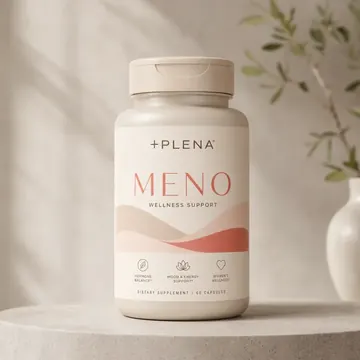Meno Packaging for +plena - AI-generated packaging design concept