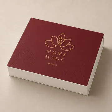 Arroma Packaging for Moms Made - AI-generated packaging design concept
