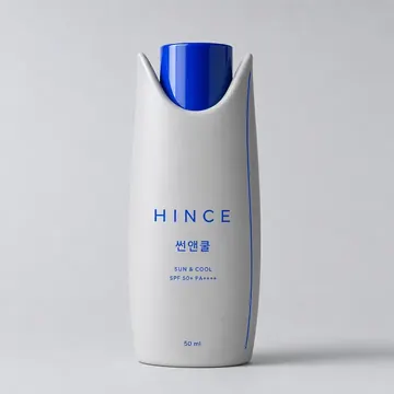 썬앤쿨 Packaging for HINCE - AI-generated packaging design concept