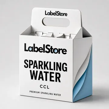 CCL Packaging for Sparkling Water - AI-generated packaging design concept