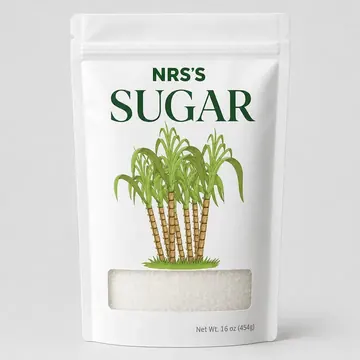 Sugar Packaging for NRS'S - AI-generated packaging design concept