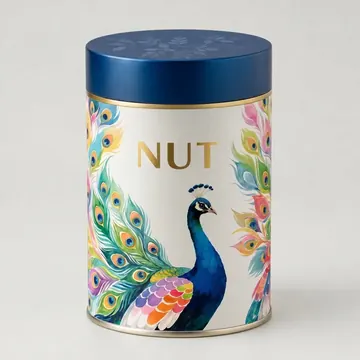 Lata De Biscoito Packaging for Nut - AI-generated packaging design concept