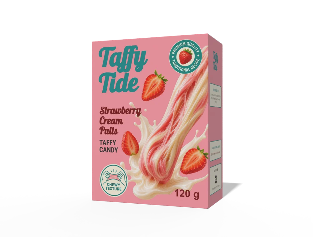TAFFY TIDE Strawberry cream puffs