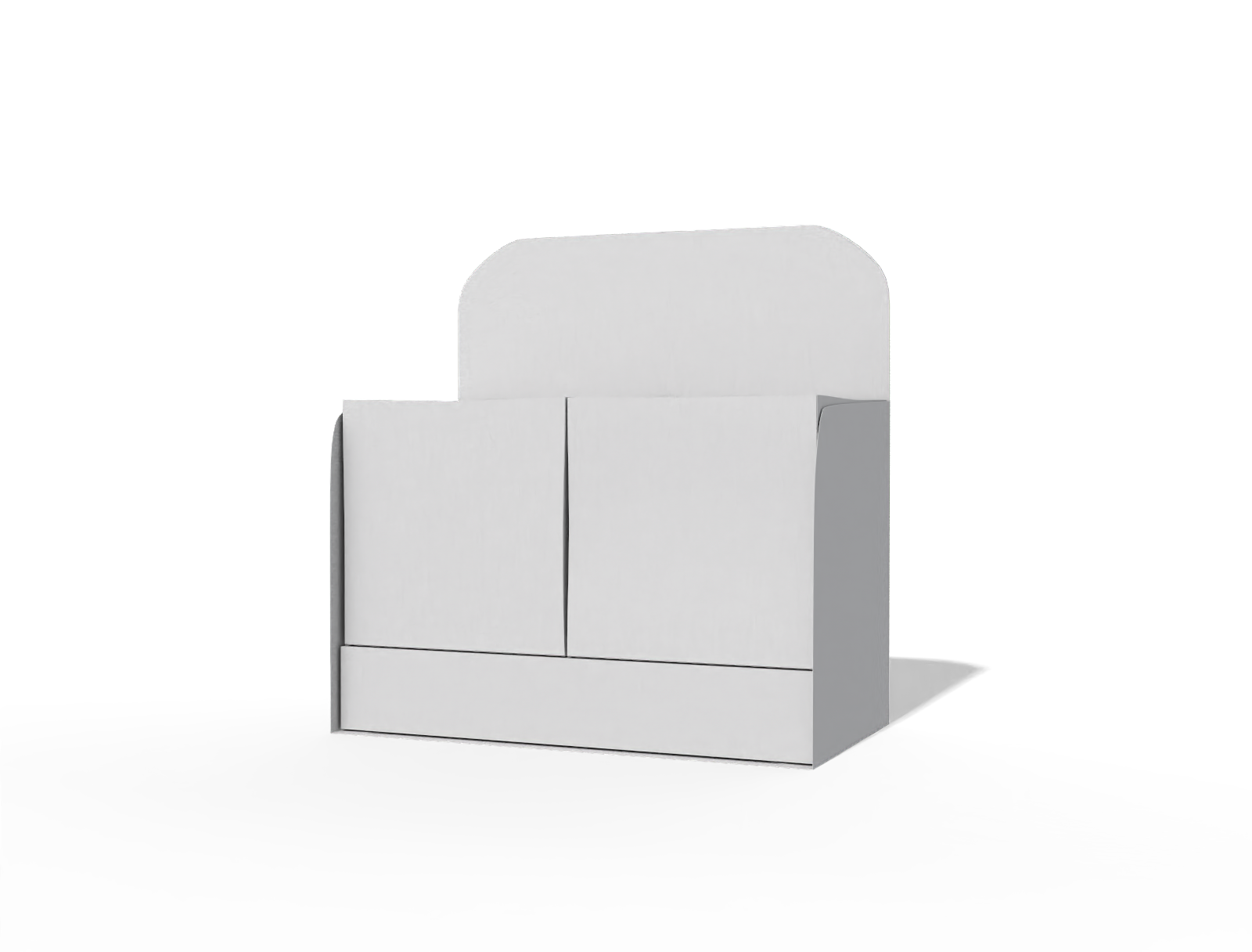 Desk calendar — White paperboard