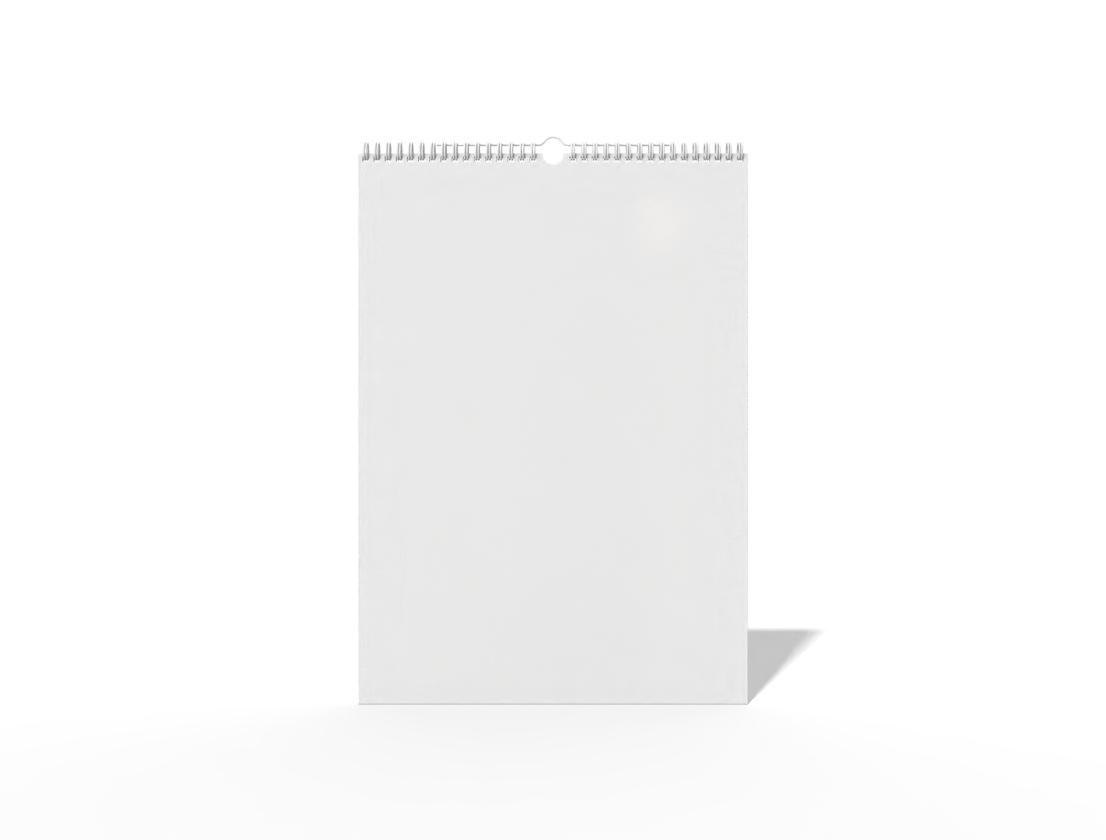 A4 wall calendar — White paperboard