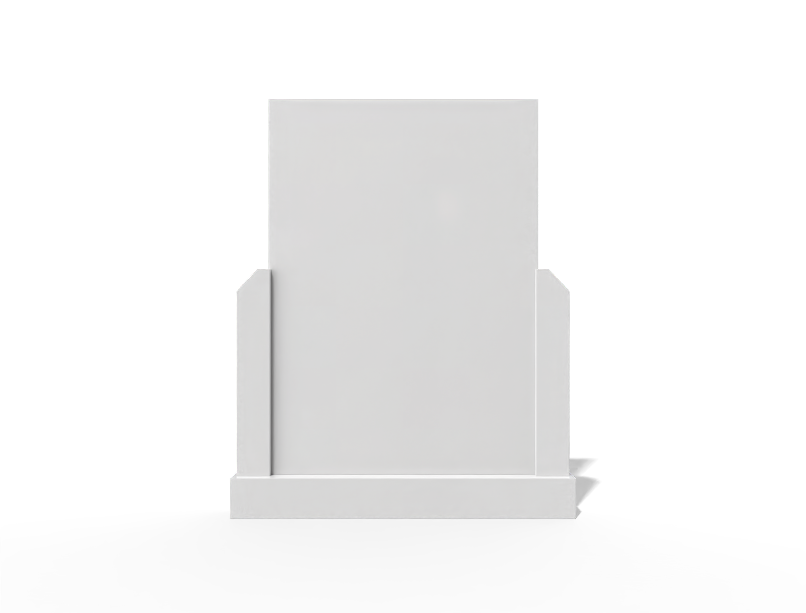 A5 desk calendar — White paperboard
