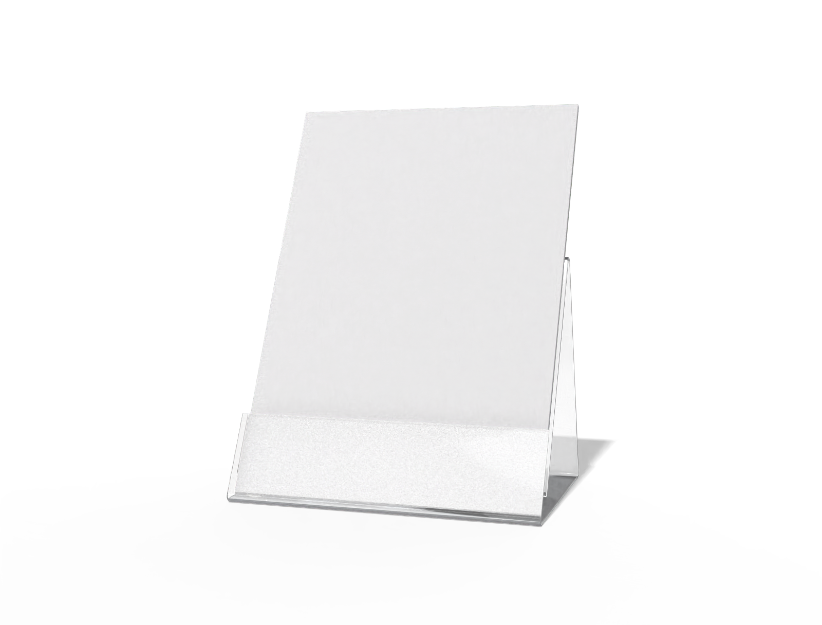 A5 desk calendar — White paperboard
