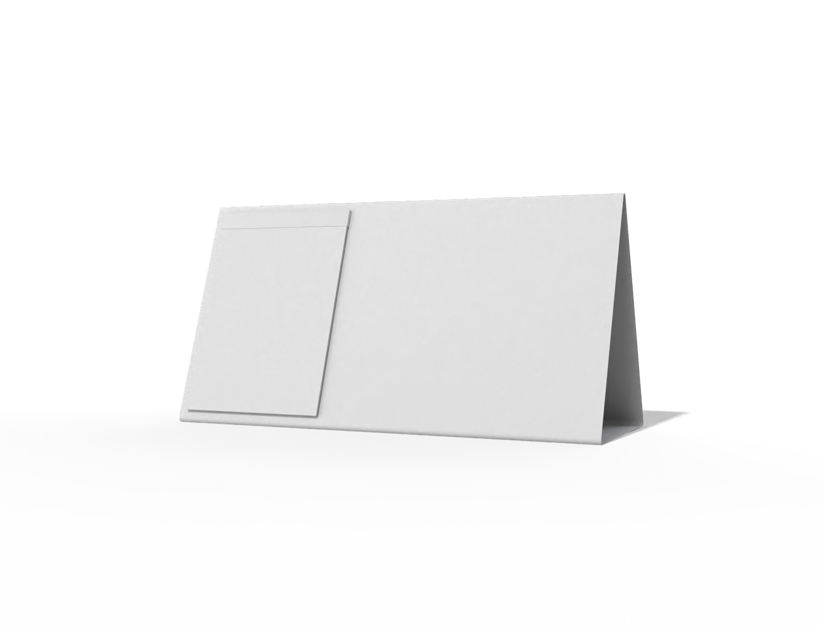 Desk calendar — White paperboard