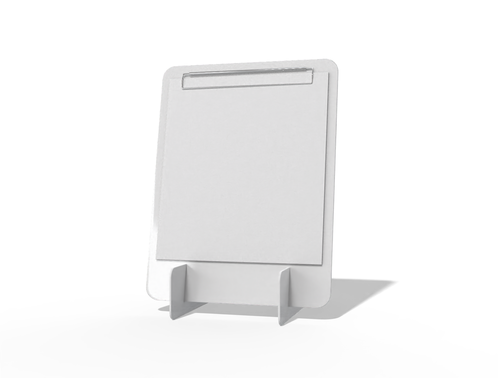 Desk calendar — White paperboard