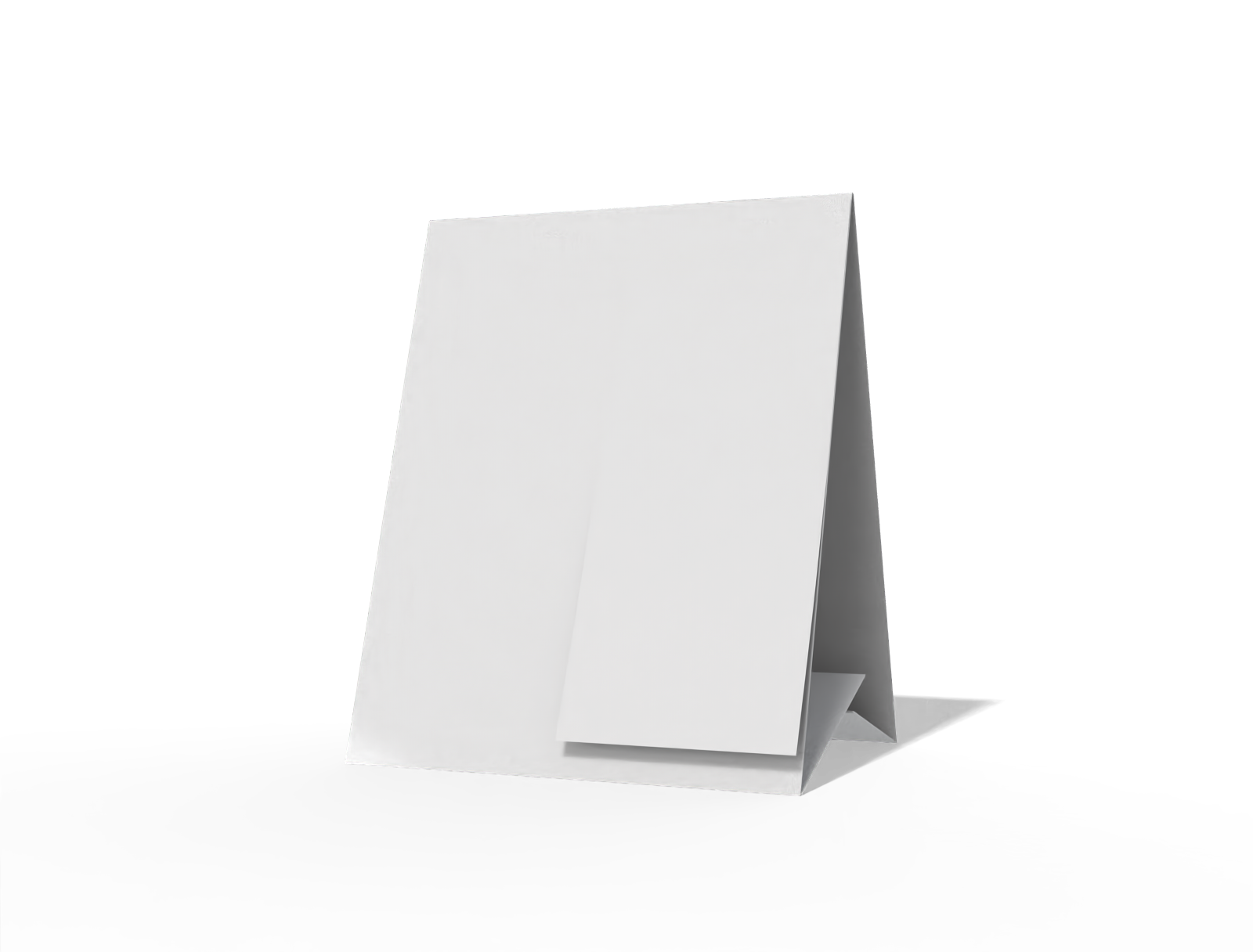 Desk calendar — White paperboard
