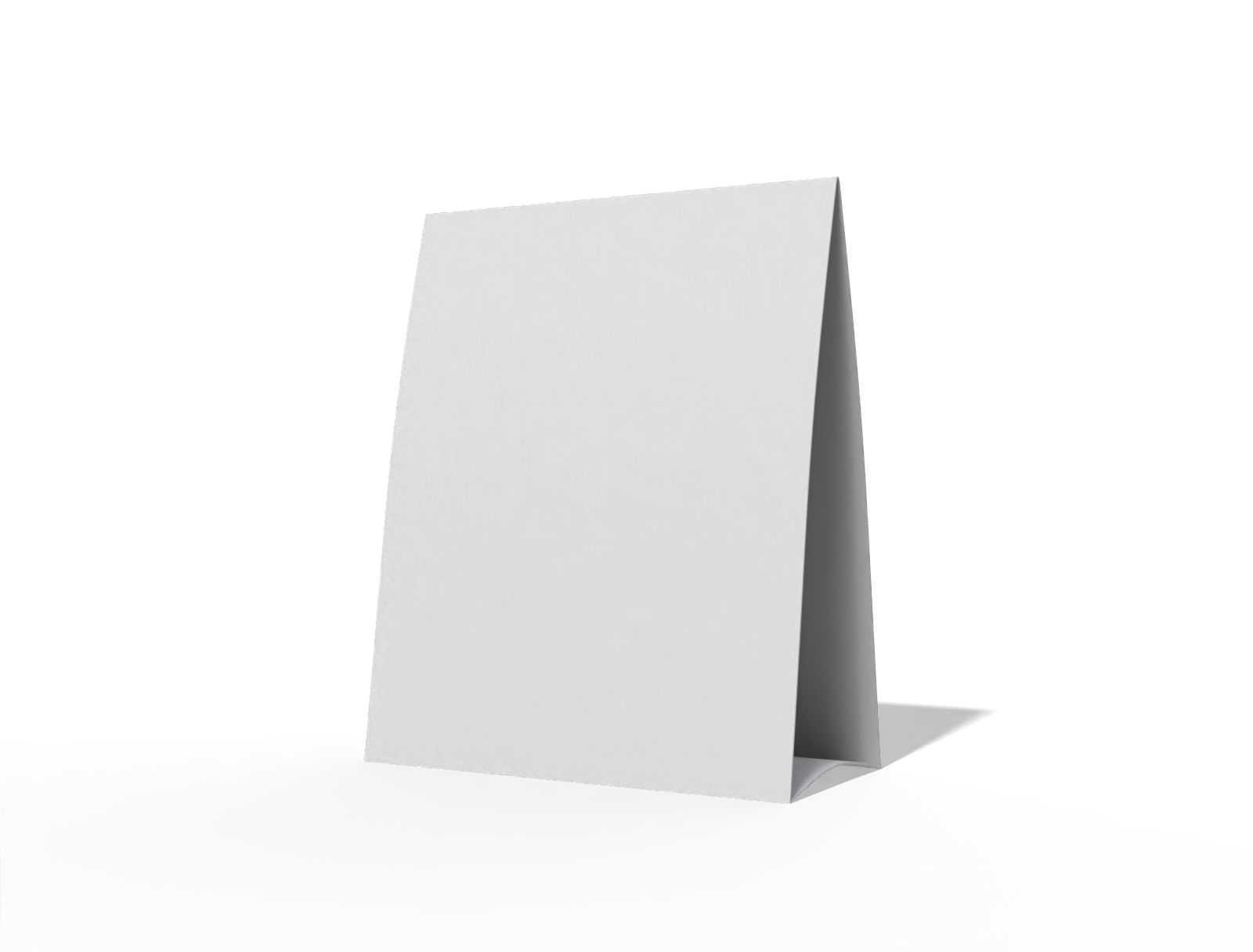 Desk calendar — White paperboard