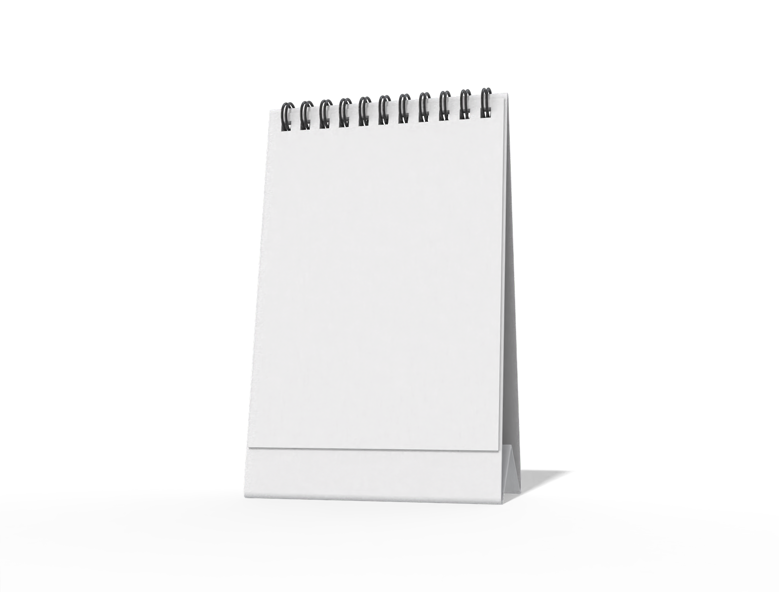 A4 desk calendar — White paperboard
