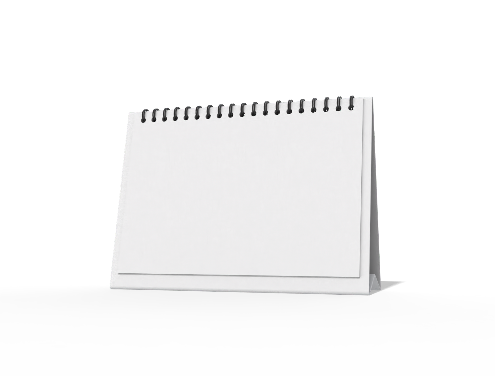 A4 calendar — White paperboard
