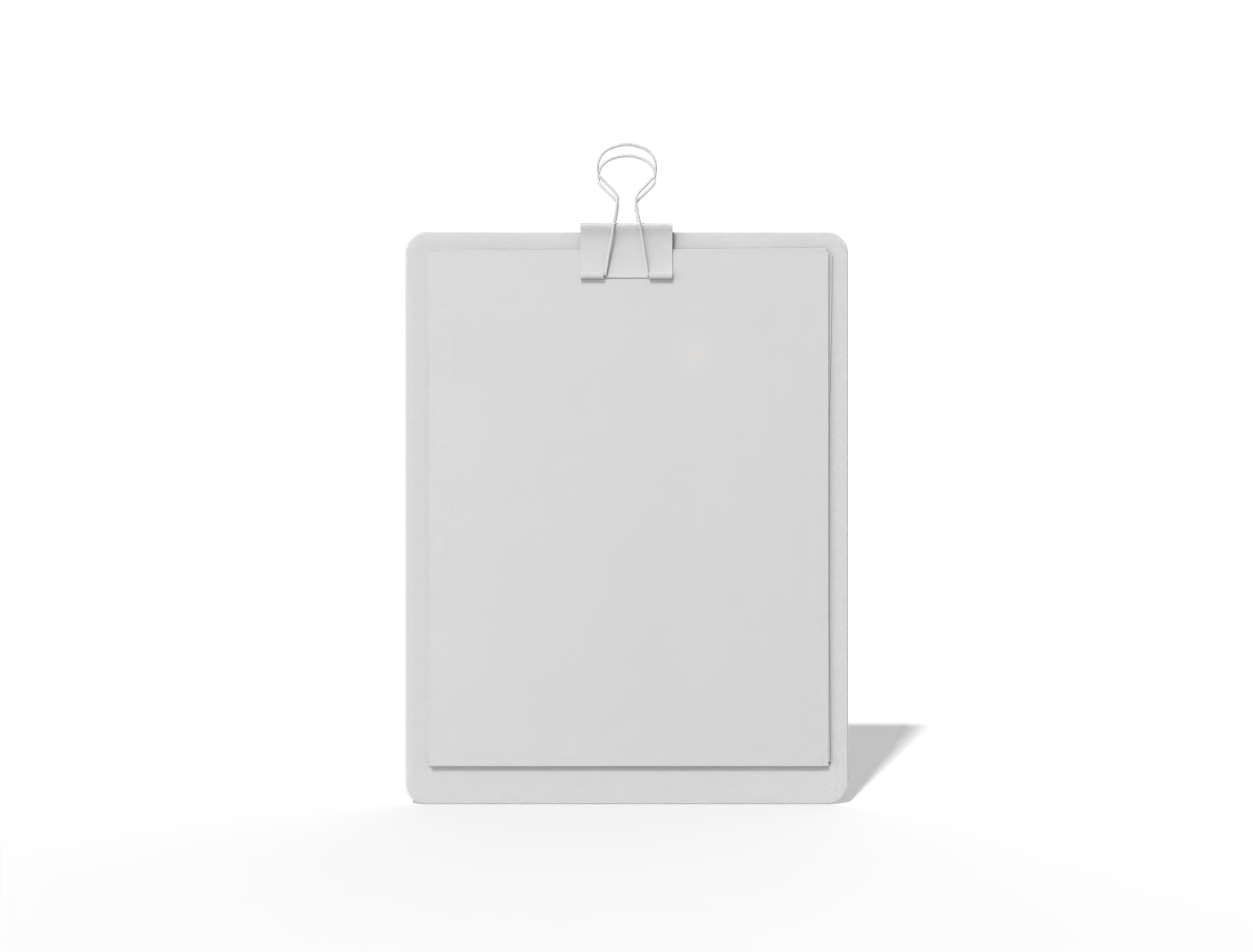 8.5×11 calendar — White paperboard