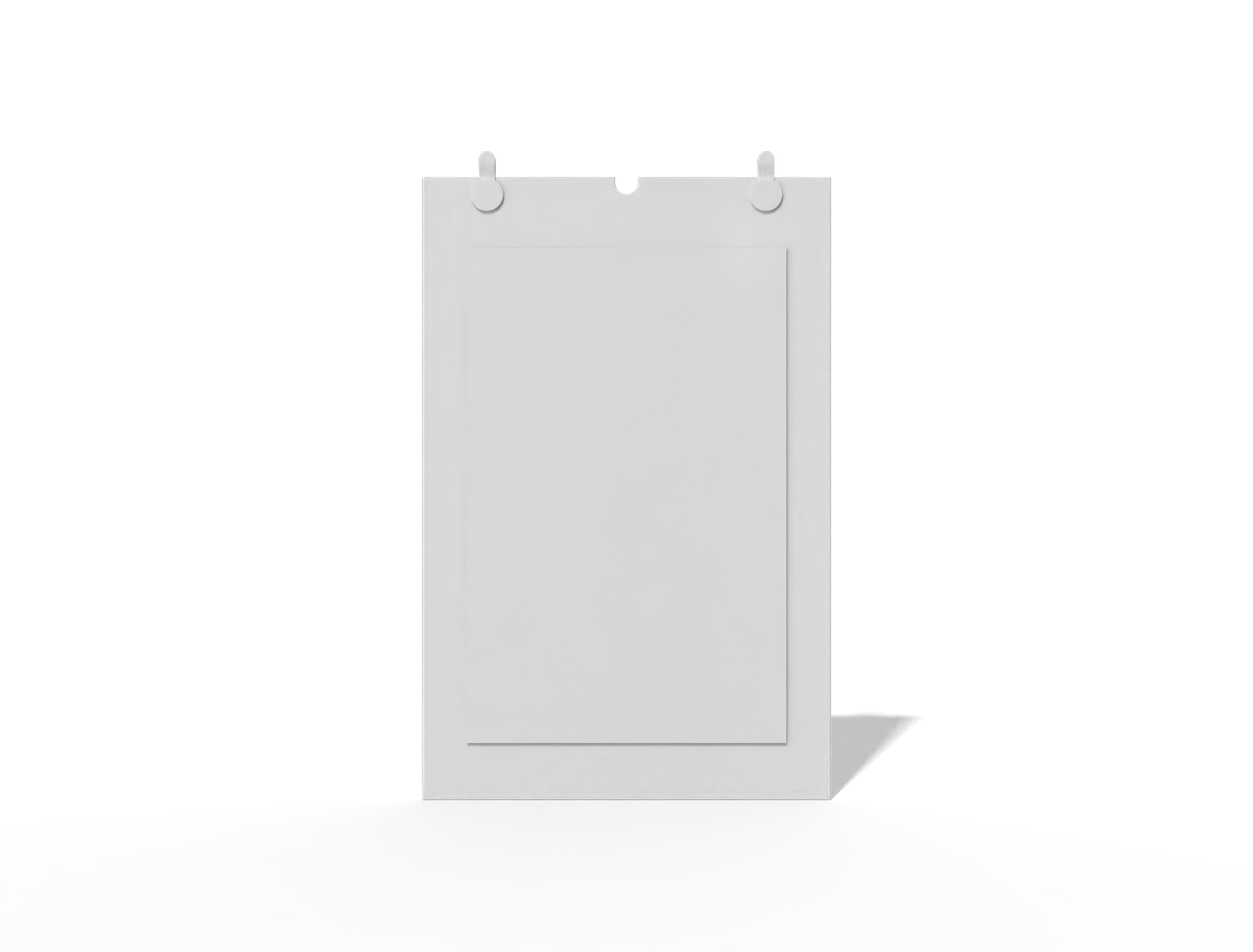 Calendar — White paperboard